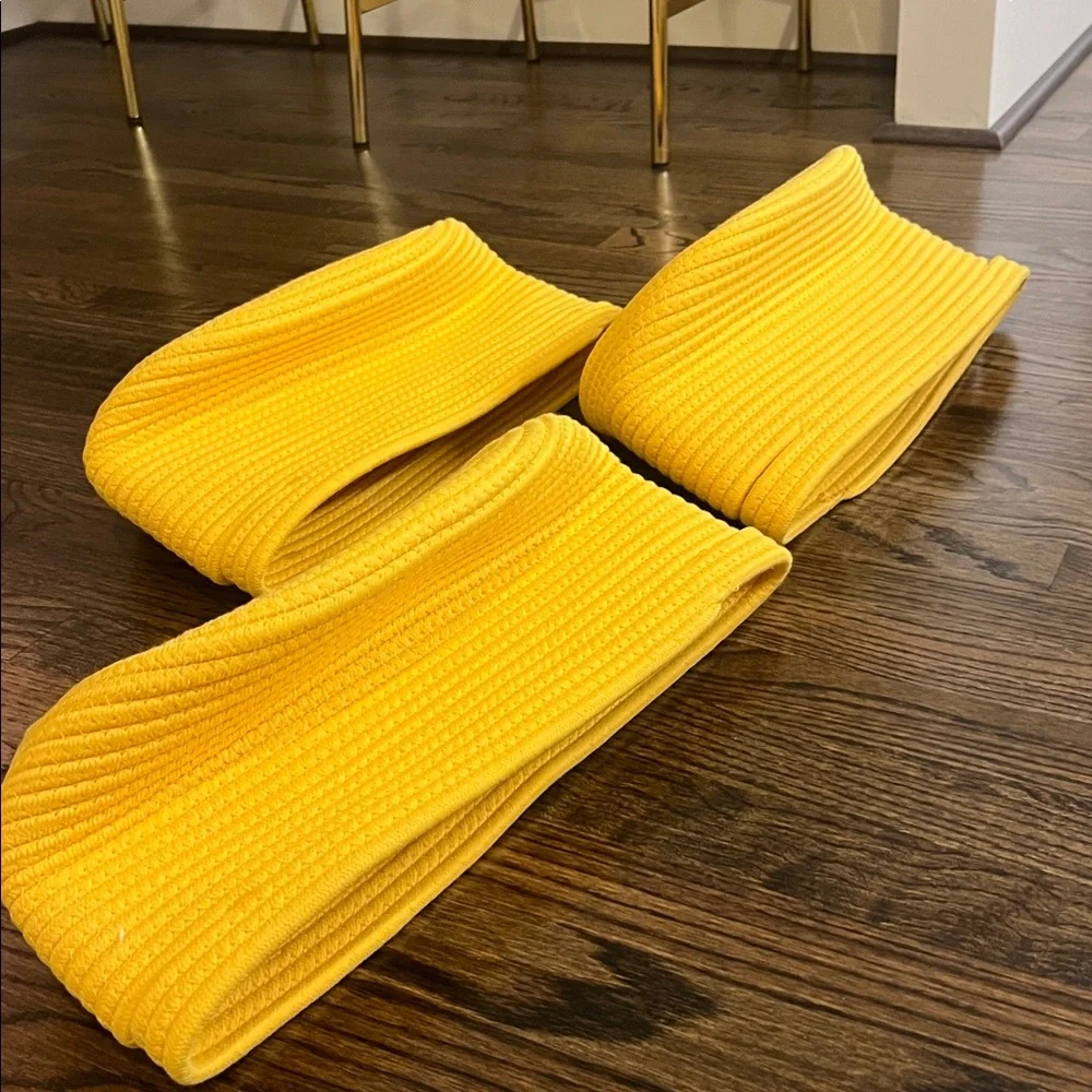 CubesLand set of 3 Yellow Baskets/Bins